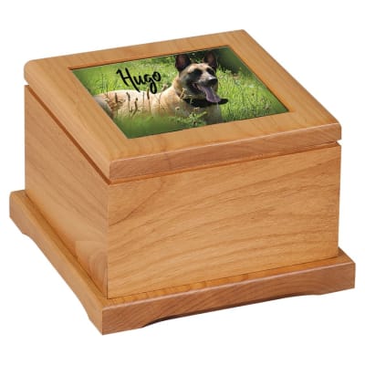 5.75X5.75 ALDER URN W/REC