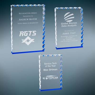 BLUE WAVE EDGE ACRYLC SET