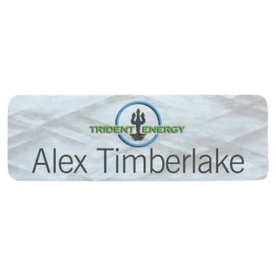 3X1 WHT SUBL NAME BADGE