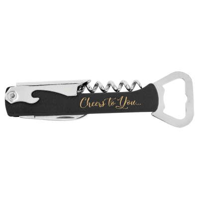 5.25″BLK/GLD BOTTLE OPENR