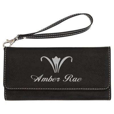 7.5X4 BLACK/SILVER WALLET