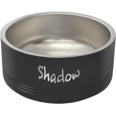 32 OZ BLACK PET BOWL