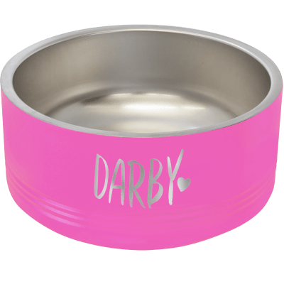 32 OZ PINK PET BOWL