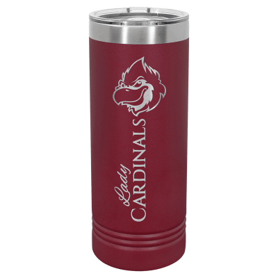 22 OZ MAROON SKINNY TMBLR