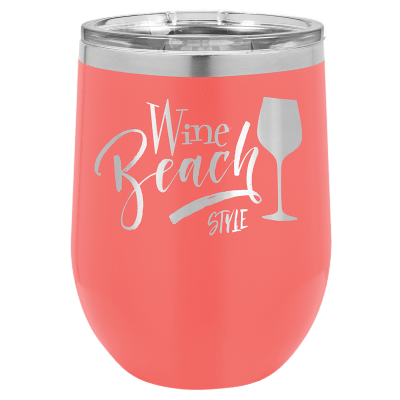 12 OZ CORAL STMLS WINE GL