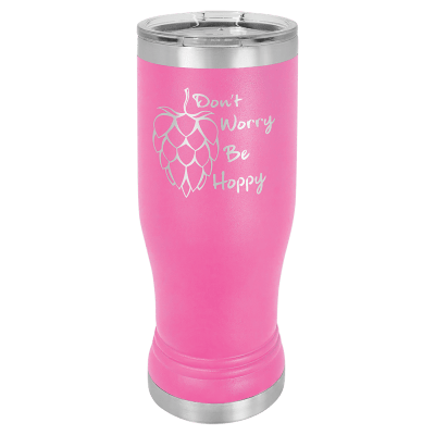 14 OZ PINK PILSNR PLR CML