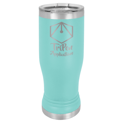 14 OZ TEAL PILSNR PLR CML