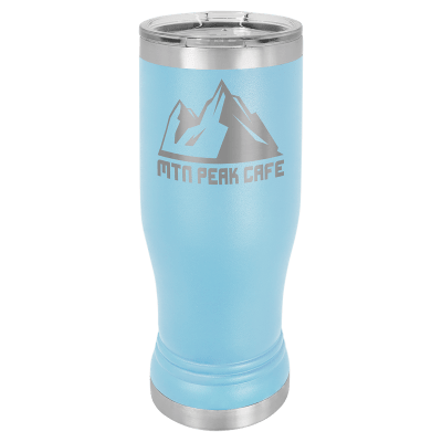 14 OZ LT BLUE PILSNER