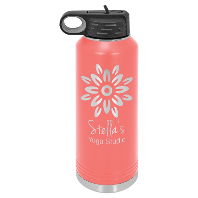 40 OZ CORAL WATER BOTTLE
