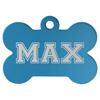 1.5X1 BLUE BONE PET TAG