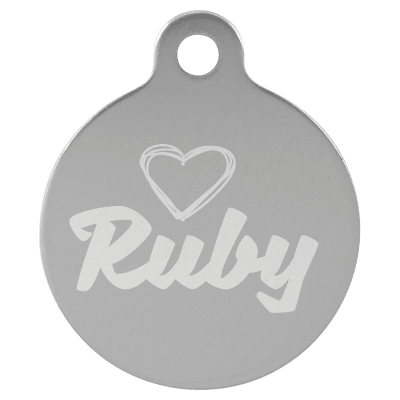 1.25″SLV CIRCLE W/TAB TAG