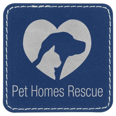 2.5X2.5 SQR BLU/SLV PATCH