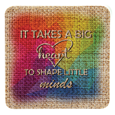3X3 SQR BURLAP SUB PATCH