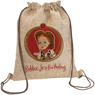 12X15 BURLAP BACK SACK