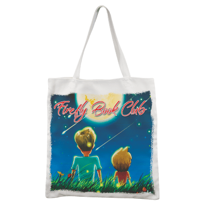 15.25X15.5 WHT CANVAS BAG