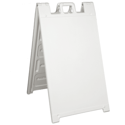 24X36 WHT SIGNCADE A-FRM
