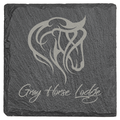 4X4 SQR SLATE COASTER