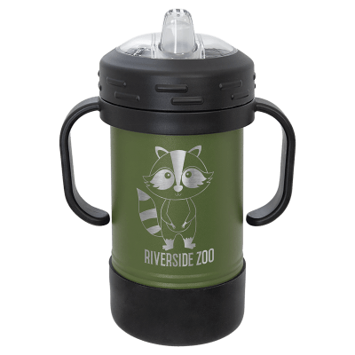 10 OZ OLV GRN SIPPY CUP