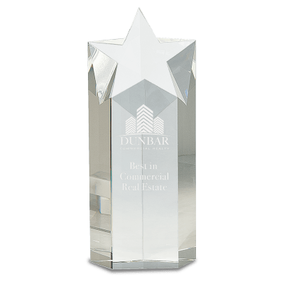 10″ CRYSTAL STAR COLUMN