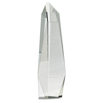 12″ CRYSTAL FACET TOWER