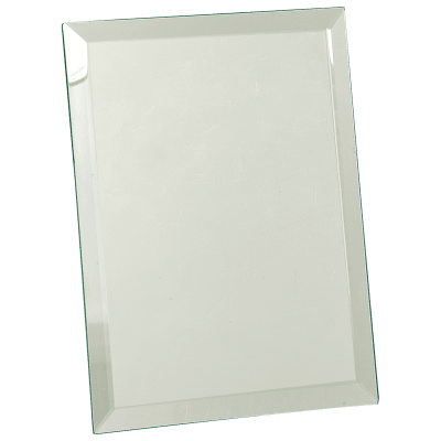 7X9 CLR MIRROR GLASS PLQ
