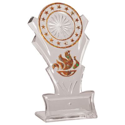 8″ GLD STARS TORCH STAND