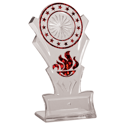 8″ RED STARS TORCH STAND