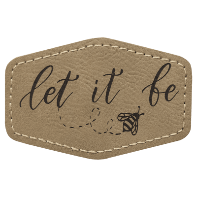 3X2 HEX LIGHT BROWN PATCH