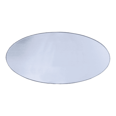 3X1.5 BRD SLVR/BLK OVAL