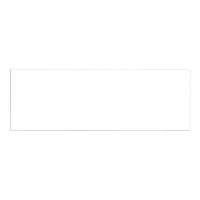 3X1 WHT/BLK SQ CORN BLANK