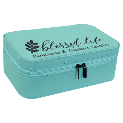 7.5X4.5 TEAL JEWELRY BOX