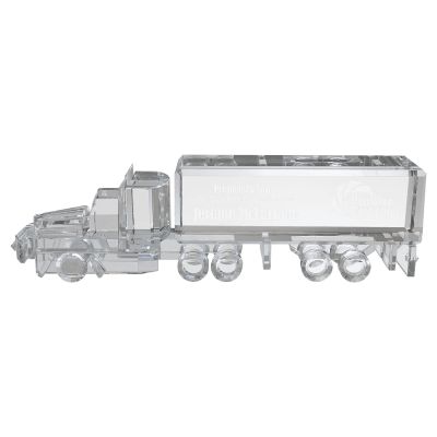 10X3″ CRYSTAL SEMI TRUCK