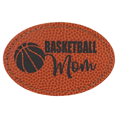 3X2 OVAL BASKETBALL PATCH