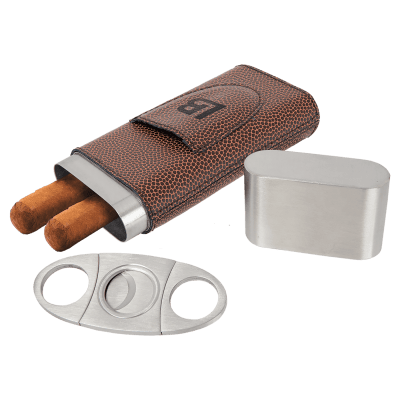 FOOTBLL CIGAR CS W/CUTTER