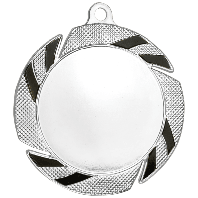 SLV/BLK 2″ HOLDER MEDAL