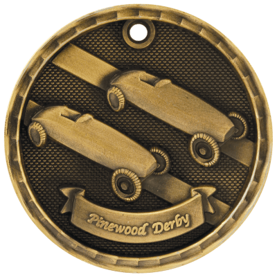 GLD 2″ 3D PINEWD DRBY MDL