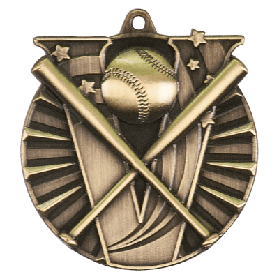 GLD 2″ BSBL VICTORY MEDAL