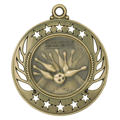 2.25″GLD BWLING GALXY MED