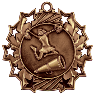 BRZ CHEER TEN STAR MEDAL