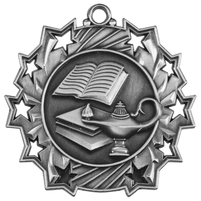 SLV LAMP TEN STAR MEDAL