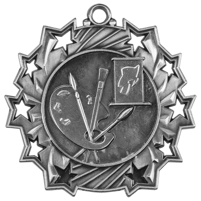 SLV ART TEN STAR MEDAL