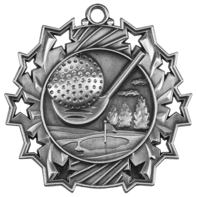 SLV GOLF TEN STAR MEDAL
