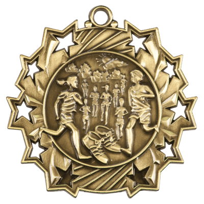 GLD X-CNTRY TEN STAR MED