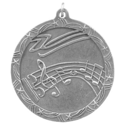 SLV 2.5″ STAR MUSIC MEDAL