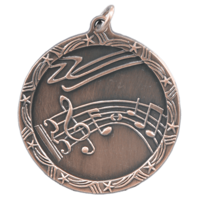 BRZ 1.75″ STAR MUSIC MDL
