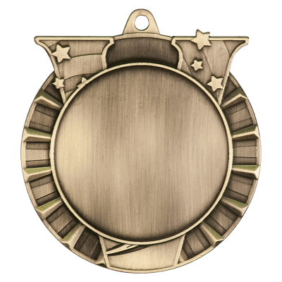 GLD VICTORY MEDAL 2″ HLDR
