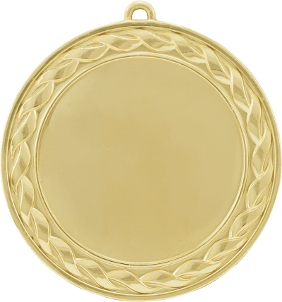 GLD WEAVE 2″ HOLDER MEDAL
