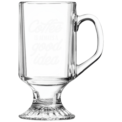10 OZ CLR FOOTD COFFEE MG