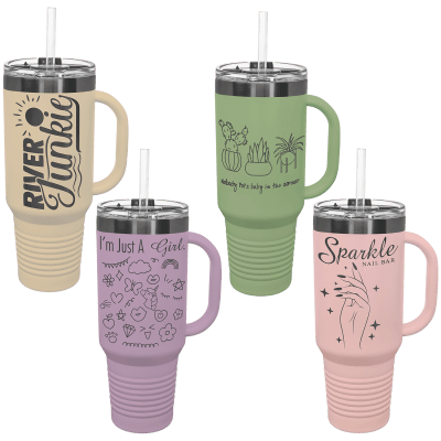 40 OZ PASTEL/GHST BLK SET