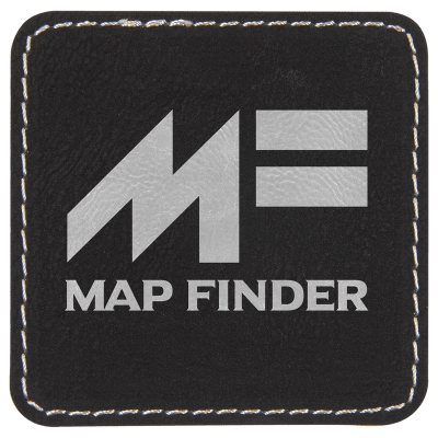 2.5X2.5 SQR BLK/SLV PATCH